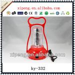 Low cost and plastic LED rechargeable hurricane lamp-Ky-332