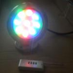new design 12*1W warter proof RGB with transformer led pool lamp customized CE ROHS WST-1419-WST-1417