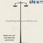 cast iron outdoor steel lamp post pole light-HS-LA-351