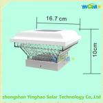 High Quality solar powered garden pillar light-YH0702