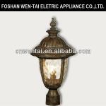 Foshan small size antique pillar light with aluminum for garden-DH-2023S
