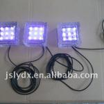 LED solar ice glass brick light RGB with remote-controller(10*10*5cm 3 pieces per set))-10*10*5cm(3 pieces per set)