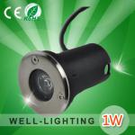 1W led underground light fitting Epistar/Bridgelux 45mil 100-110LM,2 Years Warranty,AC85-265V/DC12V/24V-WL-MDD-C1