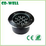 led underground lights 12*1W High Power Epistar/Bridgelux 45mil 100-110LM,2 Years Warranty,AC85-265V/DC12V/24V RGB/R/G/B/Y/W-WL-MDD-C12