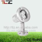 2012 underwater led lamp round waterproof outdoor led light-underwater led lamp TLZ-3W