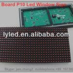 lower price high brightness shop running text board p10 led window sign-P10