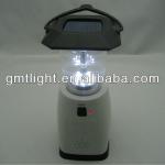 solar power 8 LED lantern with FM radio and charge mobile phone-RD-239A
