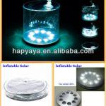 2013 New Factory Original Design Inflatable solar rechargeable led lantern-HSL