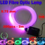 Purple Curtain Led Optic Fiber Light/SGS approval-PN-1FOL16W