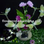 5 led dragonfly with flowers garden decorative solar optic fiber lights(SO4201)-SO4201