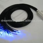 side glow fiber optic,with black PE,end light,waterproof-LYTINY STARS
