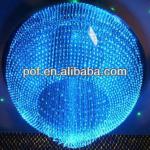 Plastic Optical FIber optic light changing decorations , Ball shape light-DS616