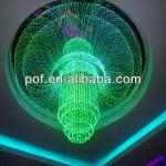 LED Light Plastic Multicolored fiber optic light , beautiful ceiling decoration-DS615