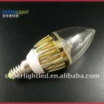 3w led candle bulb No UV or IR light radiation-SL-C37WT12V2