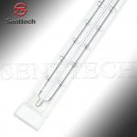 White coated halogen energy saving quartz glass infrared heater element-STSTW