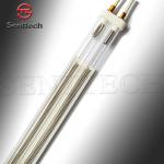 High power double ended linear quartz glass halogen tube with white coating-STMTW