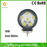 18w round LED work light car light 30 view angle 1000lm-