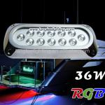 Color Change RGB 36W Transom Wakeboard LED Underwater Boat Lights