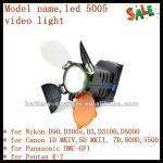 led 5005 video light LED-5005 4 diodes, 3-12W with battery and charger-