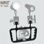 New arrival Gopro support!1400lumens led photography light with diving support, video camera holder-
