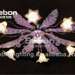 12V glass halogen chandelier ceiling lamp light with remote control(SBC5846-9-LED) SBC5846-9-LED
