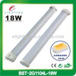 18w 2g11 led tube, factory price 2g11 pll led tube, SAMSUNG 5630 chip led 2g11 tube
