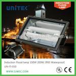 200W rectangle induction flood lamp with CE EMC UN-FI-010-200