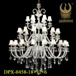 2013 New Big Modern Chandelier for Hotel&amp;House Decoration DPX-0458/18+12+6