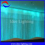 2013 newest multicolor waterfall optic fiber wedding decoration side pointed