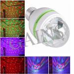 2014 hot sale 3w crystal rgb led full color rotating lamp