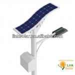 2014 New solar power street light, flexible solar panel integrated solar street light LS-081A