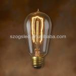 25 watt 115 v Edison Marconi Style Filament Vintage Light Bulb ST64
