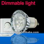 3W 6W 9W Dimmable LED spotlight, GU10, MR16,E27 Dimmable LED downlight BG-313-GU10-3W-DIM
