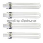4pcs white color replaceable 9W UV bulbs for uv lamp CN030