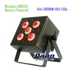 60W Battery Powered Wireless DMX LED Par Light Daan-PartyStar-512