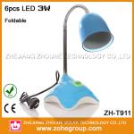 6pcs LED 3W directly plug home good study table lamp ZH-T911