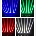 8*10w 4in1 led beam moving head rotating moving bar LX-811