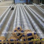 8m Spray Coated, Hot Dip Galvanize Lamp Poles Pole-05