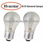 A15 incandescent bulb/Flame Lamps/Measures 48 x 88mm, 110 to 240V Voltage A15