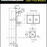 A8 6MT SOLAR LED STREET LIGHT POLE, 35W LED, 3 RAINY DAYS BACKUP, 12H FULL POWER A8-6MT