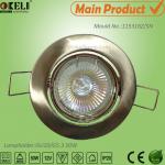 adjustable downlight housing gu10 lampholder 50w
