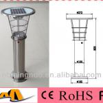 aluminum 80cm 1.5w solar pillar light MN-LL-15004