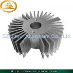 Aluminum extrusion high power heat sink J-E