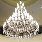 antique hotel brass big chandelier