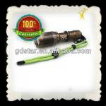 Battery-operated waterproof bright flashlight for diving