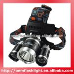 BORUIT RJ-3000 3 x Cree XM-L T6 4-Mode 3000 Lumens Headlamp with Charger S022454