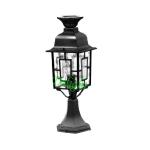 CE outdoor light fixtures aluminum 1.6w LED Solar pillar light