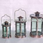 cheap glass metal lantern light candle holder NS-D245 NS-D245