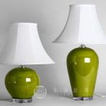 Chinese style crystal bottom ceramic table lamp Table Lamp - YR-B0312,YR-B0313