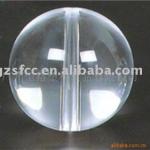 Clear PMMA/Acrylic/Plexiglass Ball/Sphere with Central hole HE-ABA12